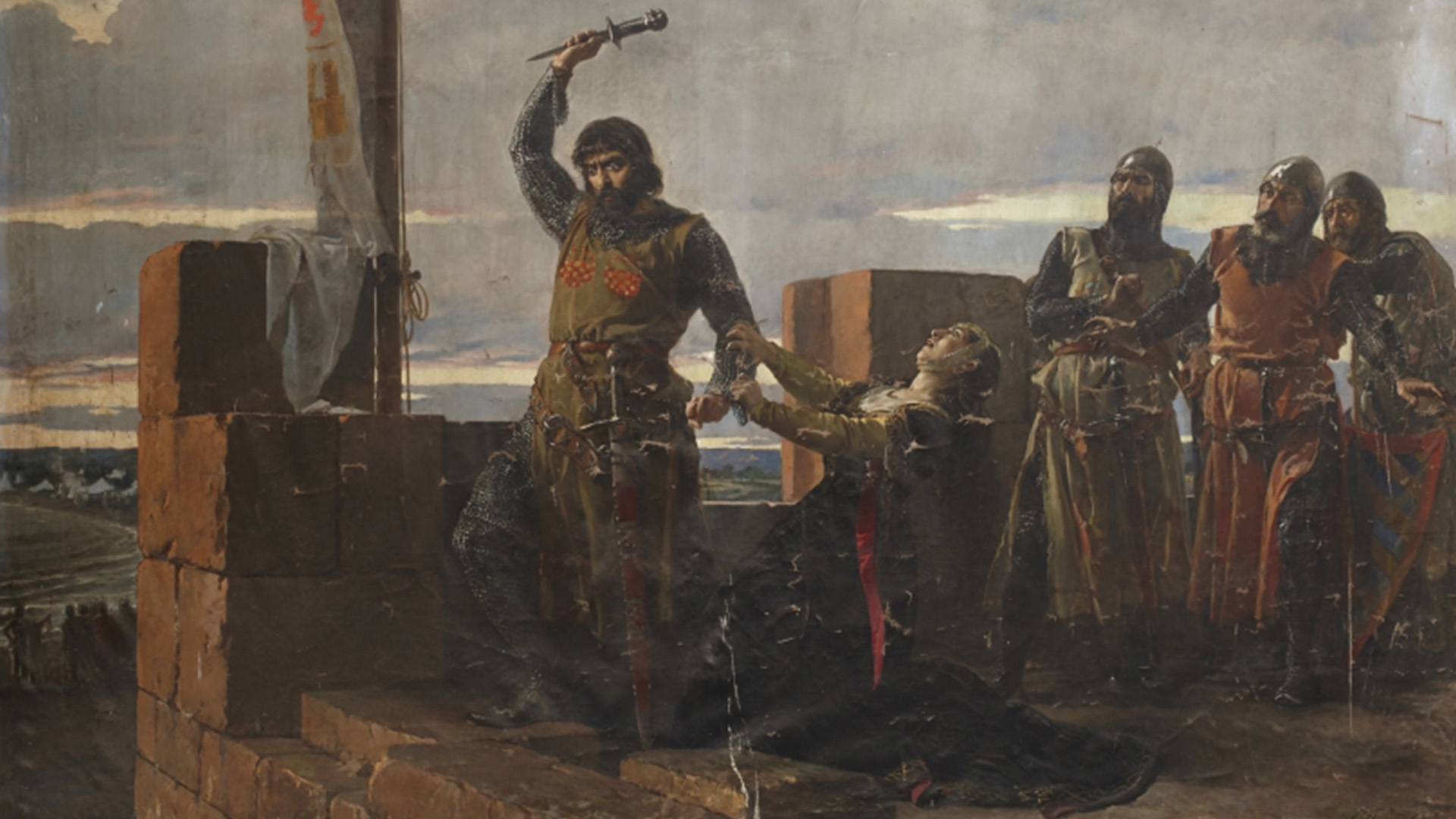 Guzmán el Bueno. 1884. Óleo sobre lienzo. Salvador Martínez Cubells.